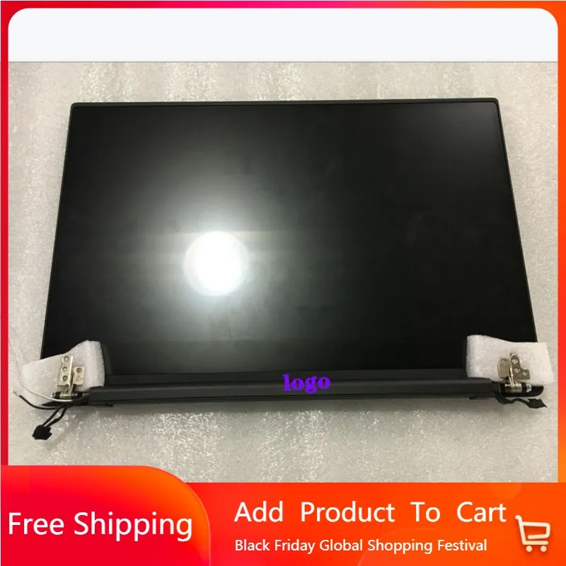 13.3 "Lcd-scherm Voor Dell Inspiron 13 7370 E7370 Echt Glossy Fhd 1920*1080 Qhd 3200*1800 lcd Touch Screen Complete Montage