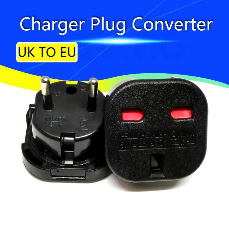 

UK TO EU EUROPE Adapter Unversal travel Charger Plug Converter Wall Plug Socket 2 Pin 240V