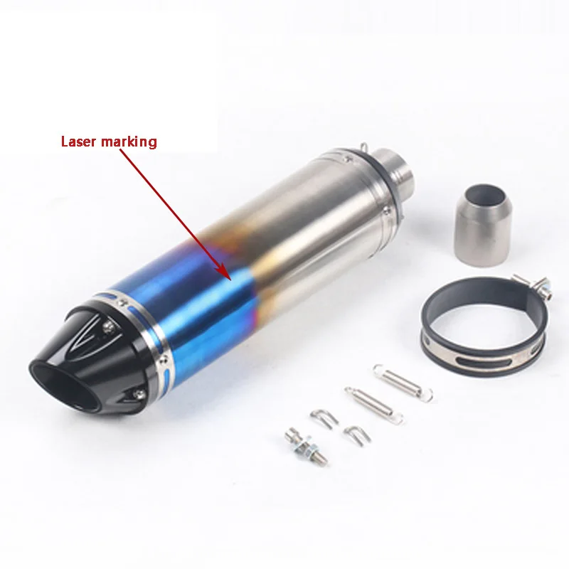 

51mm Universal Motorcycle CNC Exhaust Escape Modified Slip-on Vent Muffler Pipe For Honda S1000RR ZX10R R6 GSX1300