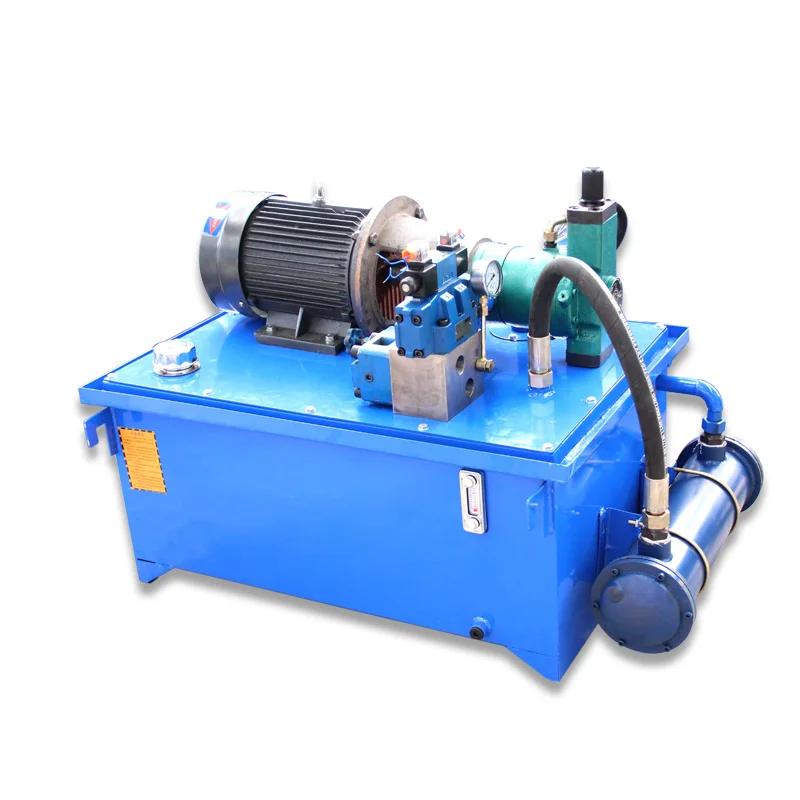 

380V hydraulic system pump hydraulic station 3kW hydraulic oil pumping station take shaft nutrilite air cooling