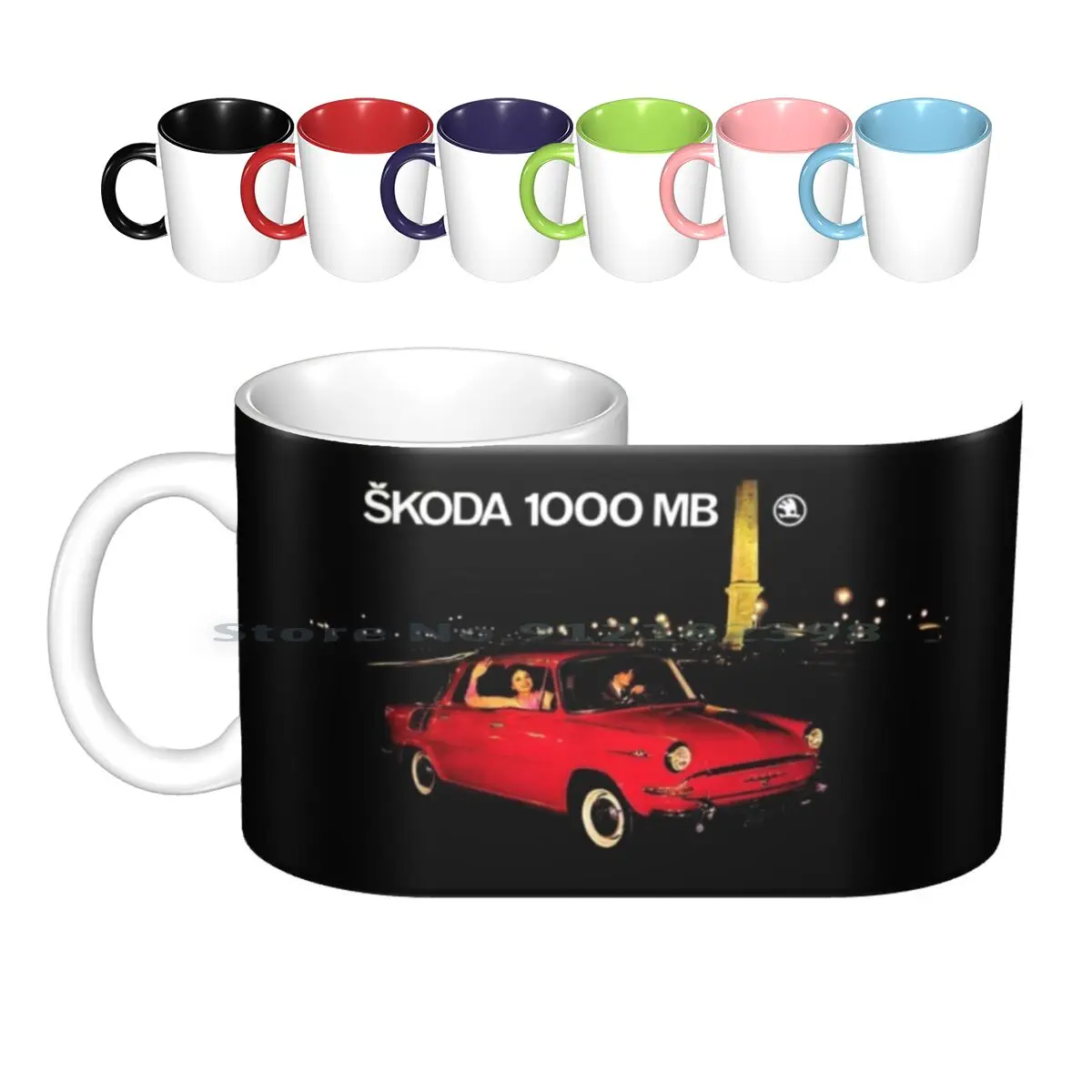 Skoda 1000 Mb Brochure Ceramic Mugs Coffee Cups Milk Tea Mug Skoda Estelle 1000 1000mb Rear Engine Small Family Car Cars