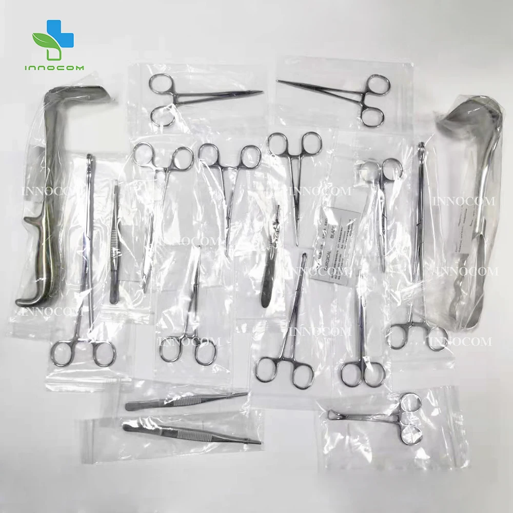 

Hospital Gynecological Obstetric Surgical Cesarean Section Instrument Kit Surgery CS Set Stainless Steel C-section Instruments