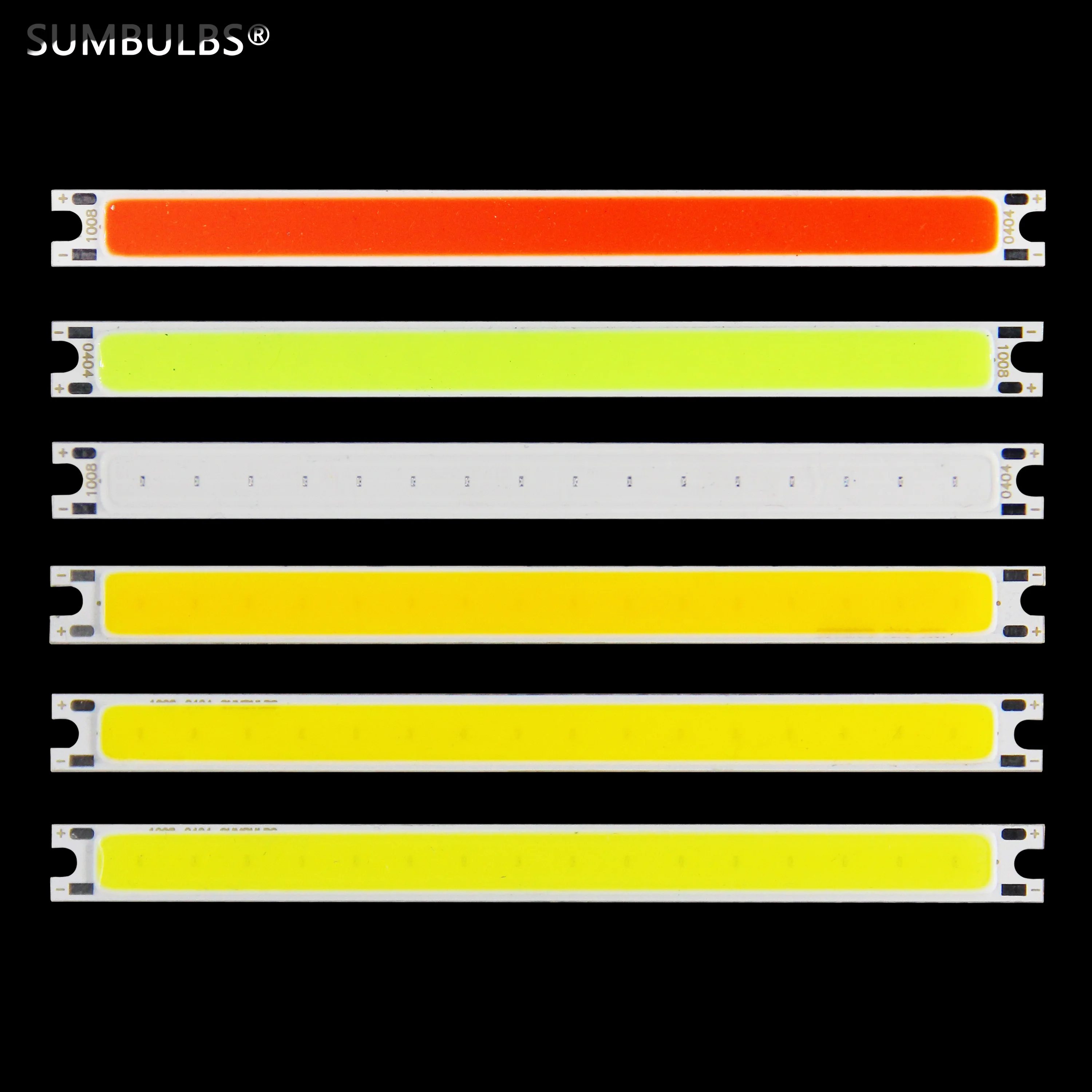 

10pcs/Lot 12V 100*8mm 10W COB LED Strip Light Source LED Lamp 10cm Bar Lights DIY Lighting Bulb 100mm