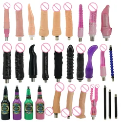 ROUGH BEAST 28 Types Traditional Sex Machine Attachment 3XLR 3PRONG Attachment Dildo Sex Masturbation Love Products for Adult