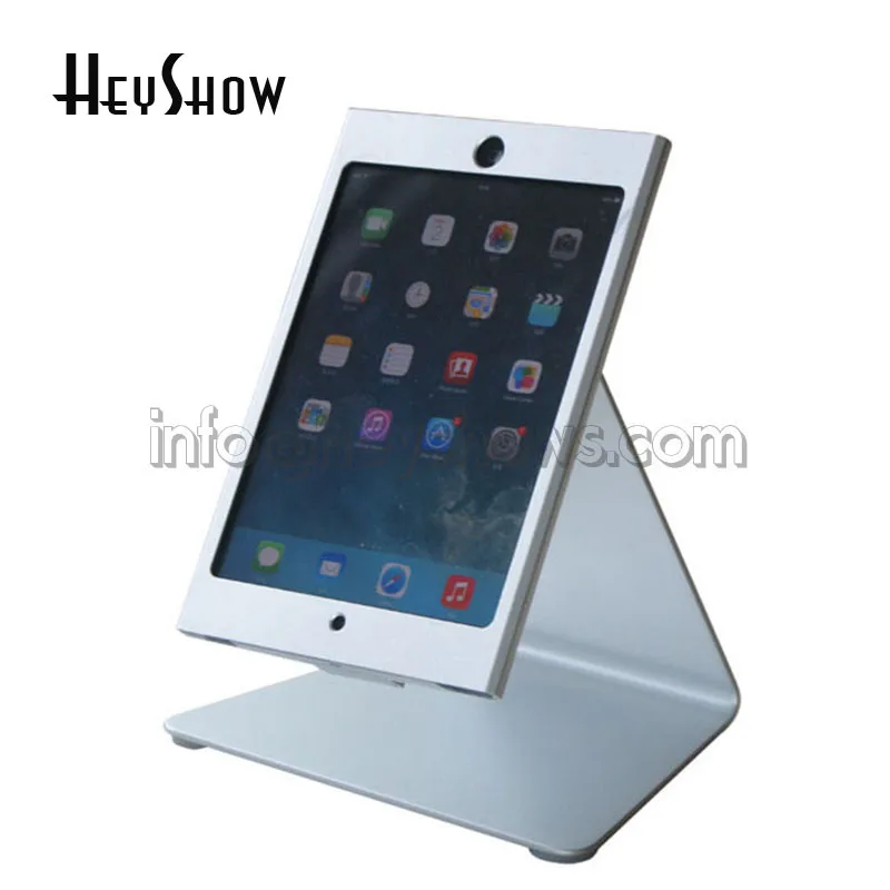 Mini IPad Lockable Security Stand Holder Metal Tablet Display Bracket With 360 Rotation Head Support For Mini IPad 1 2 3 4