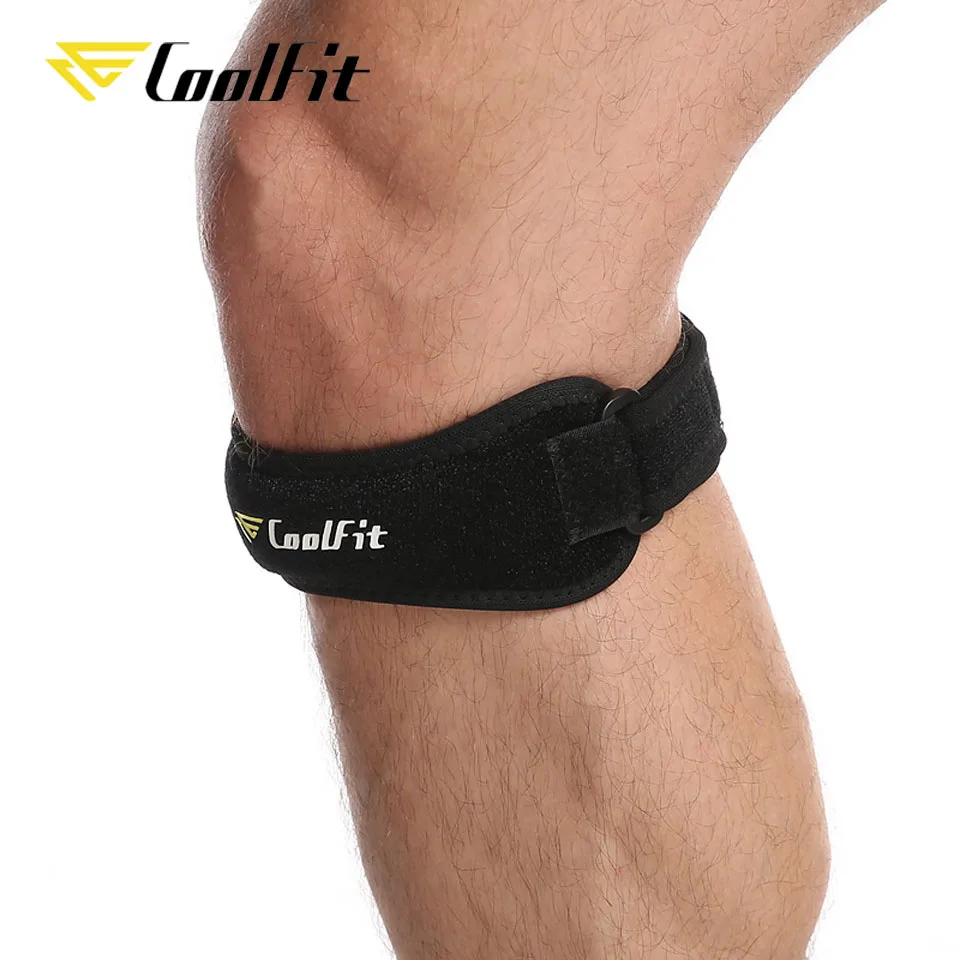 CoolFit 1PCS Knee Brace Support Knee pad Protective Sports Knee Protector Band Brace Meniscus Support Knee Injury Recovery