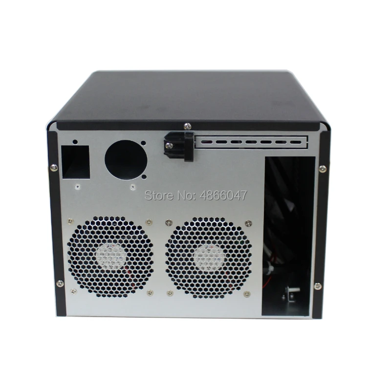 2022 home storage hot plug chassis 6bays NAS server case NAS-6 6GB sata backplane support mini-itx motherboard black