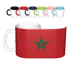 Morocco Flag Duvet Cover Ceramic Mugs Coffee Cups Milk Tea Mug Moroco Morocco Moroccan Morroco Country Flag Flags Symbol Emblem