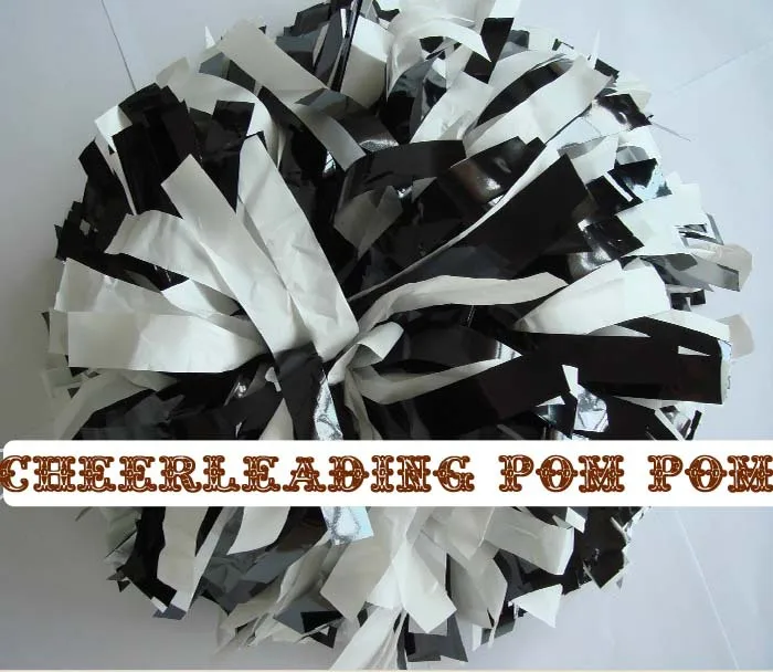 

Cheerleader Pom Poms, 6 ", Custom Color, Handmade,1 piece