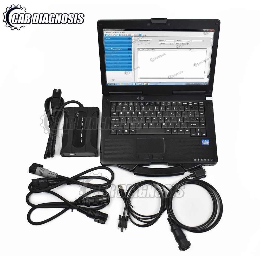 

Forklift Excavator Loader Diagnostic Tool Truck Diagnosis Scanner for Doosan Heavy Duty with Toughbook CF53 Laptop