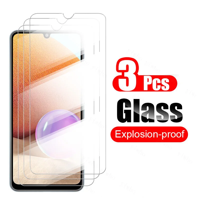 3Pcs Tempered glass for Samsung Galaxy A32 4G screen protector glass for Samsung A 32 M-A325F 6.4inch Premium protective Film