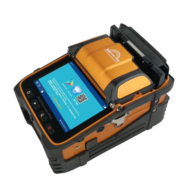 AI-9 Fusion splicer Machine  multi-languae  5S splicing machine  built in VFL power meter function Fiber Optic Fusion Splicer