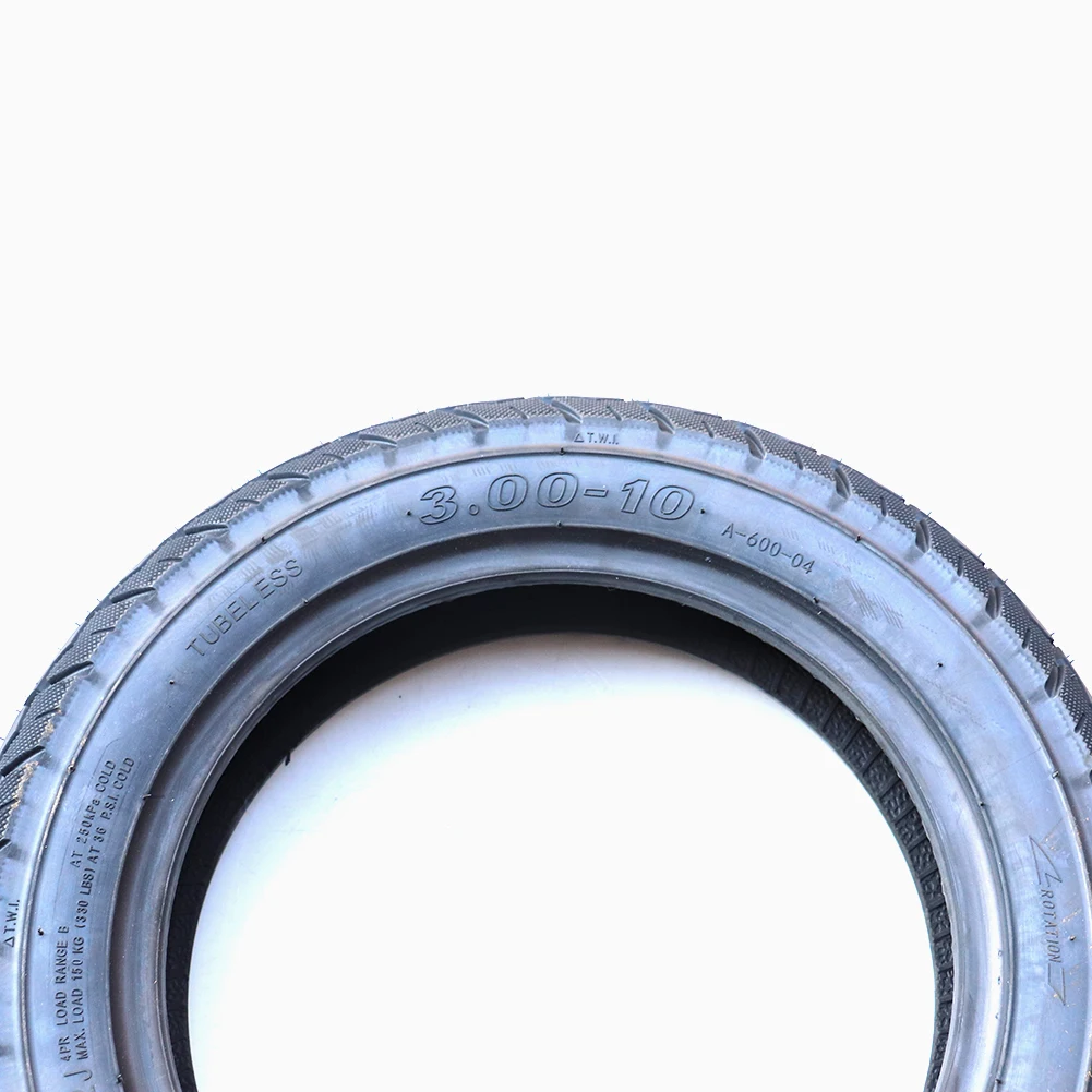 3.00-10 Tubeless Tyre 300-10 Vacuum Tire FIT for Electric Wheel Vehicle Motorcycle Accessories