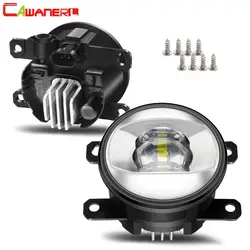 2 X Fog Light Assembly 30W 8000LM Car Front Bumper LED Fog Lamp Daytime Running Light H11 12V For Jeep Renegade Cherokee Compass