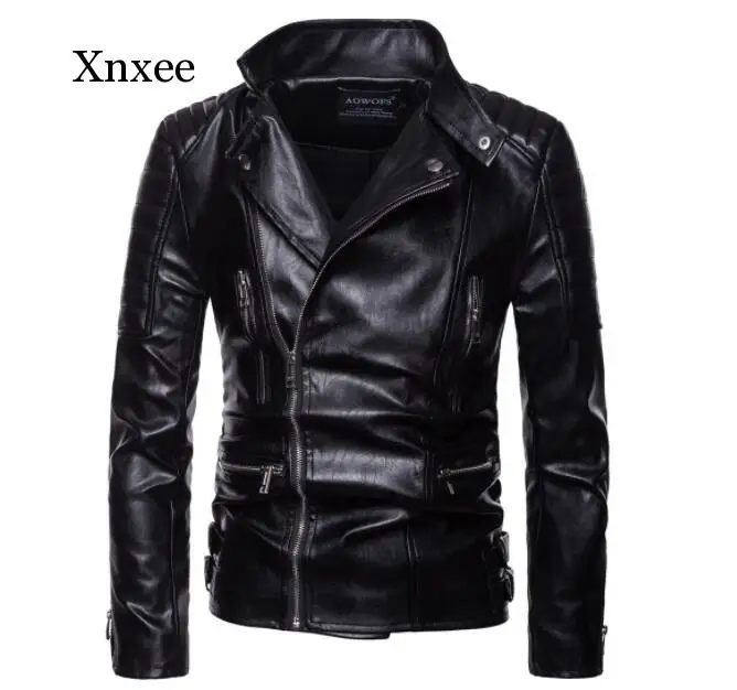 

2020 Autumn Winter European and American Fashion Hooded Long-Sleeved Pure Color Women's Leather Short Slim Brown Jacket Female