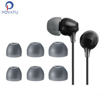 POYATU Silicone Ear Tips In Ear Tips Earbuds Eartips For SONY MDR-EX150AP MDR-EX250AP Ear Tips Ear Sleeve S/M/L In Ear Buds