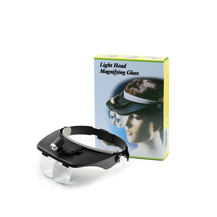 

1.2X 1.8X 2.5X 3.5X Head-Mounted Magnifier for Elderly Reading, Electronics, Clock, and Circuit Board Repair