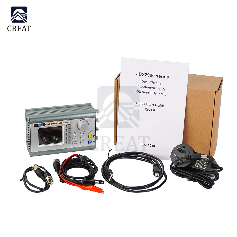 JDS2900-60M 60MHz DDS Function Signal Generator Digital Control Dual-channel Frequency meter Arbitrary waveform generator