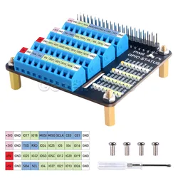 Raspberry Pi Gpio Expansion Extension Board Screw Terminal Hat For Raspberry Pi 2B/3B/3B+/4B/5/Zero/Zero W