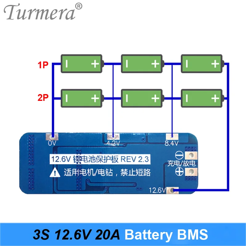 Voor 12V Accu 3S 12.6V 10A 20A Voor Schroevendraaier Batterij 12V Li-Ion 18650 Batterij Bescherming board Bms Pcm Voor Schroevendraaier