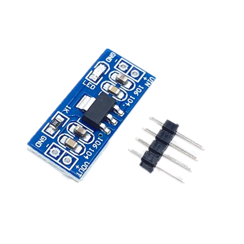 5 pz/lotto LM1117 AMS1117 3.3V 4.5-7V Turn 3.3V DC-DC modulo di alimentazione Step-Down per Raspberry Pi