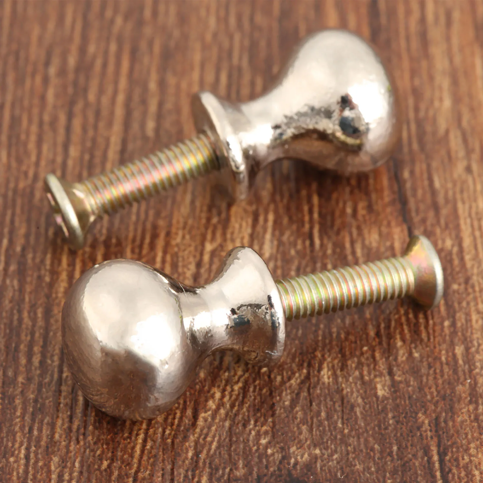 2pcs Mini Pull Knobs Silver Zinc Alloy Antique small Handle 18mm*14mm for Drawer Cabinet Cupboard Decorative Furniture Hardware