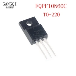 10PCS FQPF10N60C 10N60C 10N60 600V 9.5A MOSFET N-Channel transistor TO-220F new original