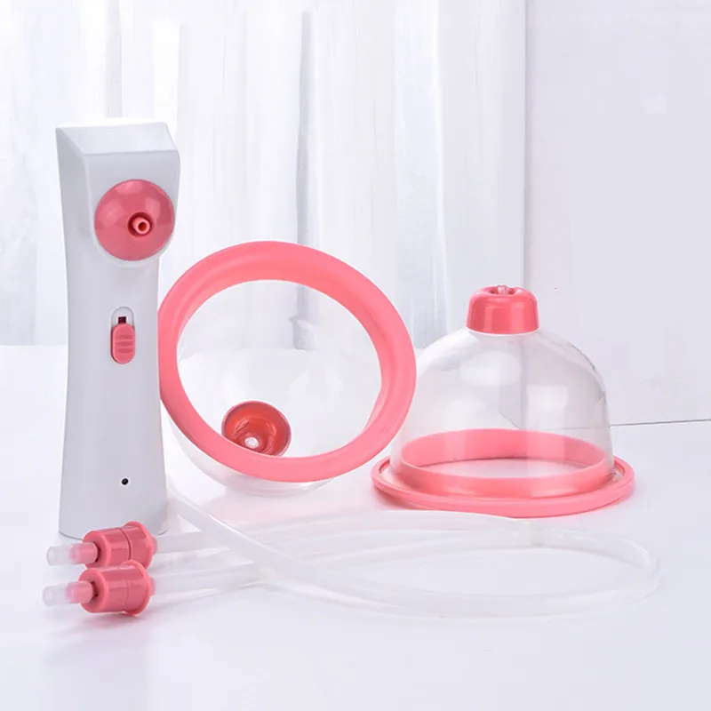 

1 Set USB Charging Breast Enhancement Pump Buttocks Lifting Vacuum Cupping Suction Therapy Device Body Massage Cups