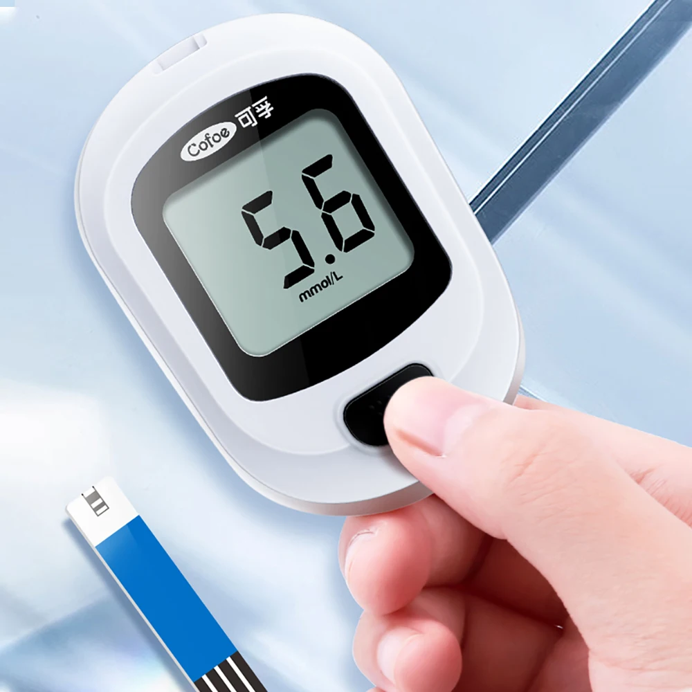Cofoe Yice Blood Glucose Meter with Test Strips Diabetes Glucometer kit Blood Sugar Monitor for Diabetic Medical DiabetesTester