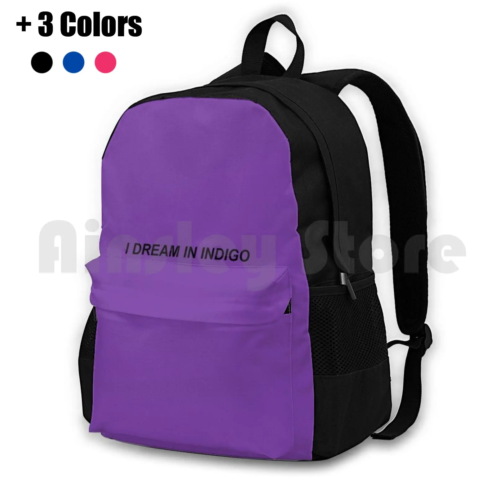 I Dream In Indigo' Outdoor Hiking Backpack Riding Climbing Sports Bag Indigo Chris Brown Team Breezy Top Phone Case Album Song