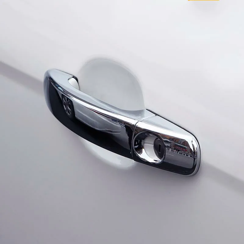 New Chrome Car Door Handle Cover Trim Stickers Styling Accessories For Ford S-MAX 2007-2012 SMAX
