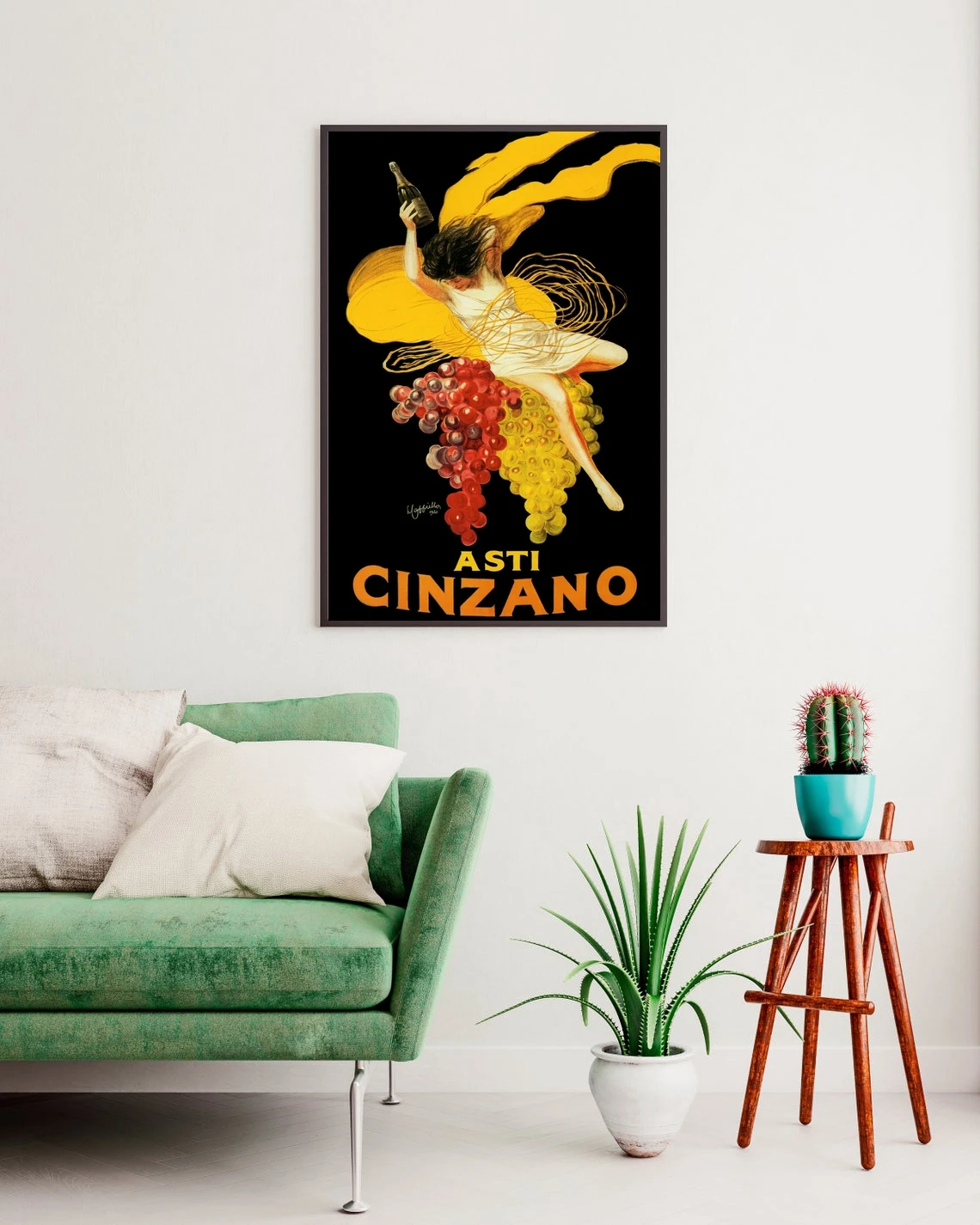 Póster de alcohol Cinzano, póster de bebidas, lienzo impreso, pintura de pared para el hogar, decoración (sin marco)