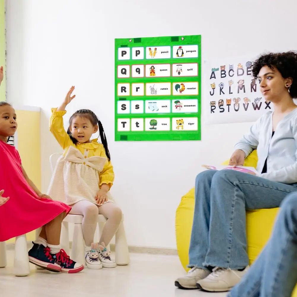 교육용 마그네틱 포켓 차트, 내구성 있는 다목적 교육용 마그네틱 포켓, 교실 주최자 교육 액세서리