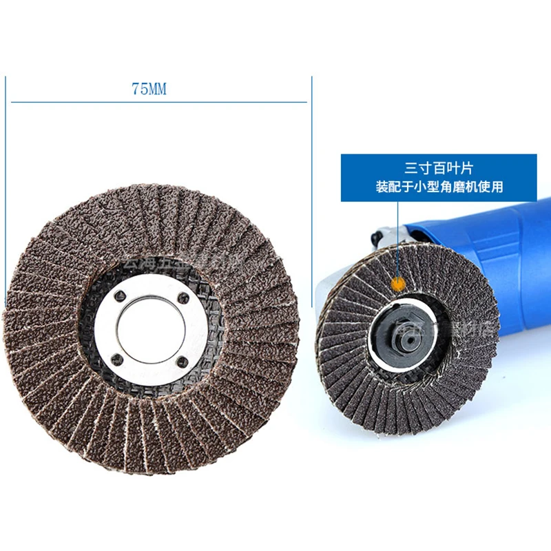 2Pcs 75mm 3 inch Grinding Wheel, Resin Cutting Disc, Polishing Disc for mini Angle Grinder Polishing Machine