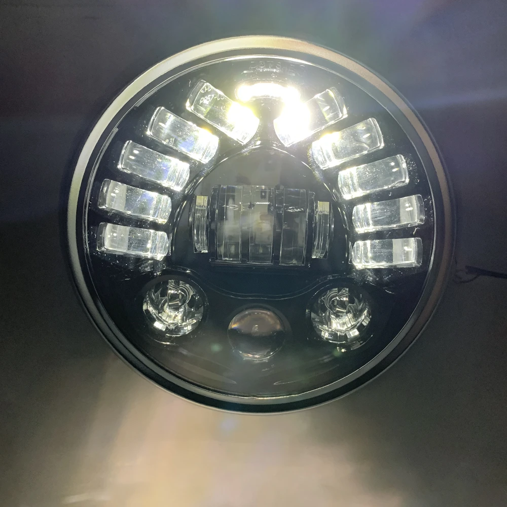 Motorcycle 7.5 inch LED Headlight for Harley Sportster Honda Yamaha Suzuki Custom Refit 7.5\