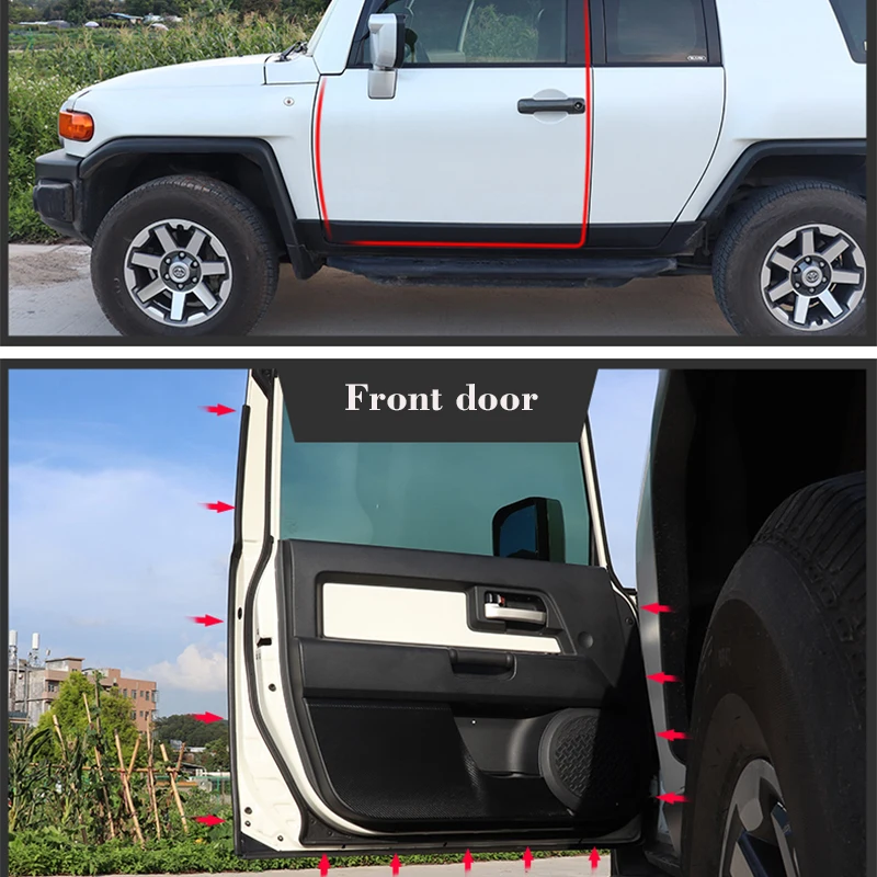 For Toyota FJ Cruiser Sealing Strip Window Seal FJ Door Seal  Auto Soundproof Strip Full Car Sealing Strip Interior Accessories