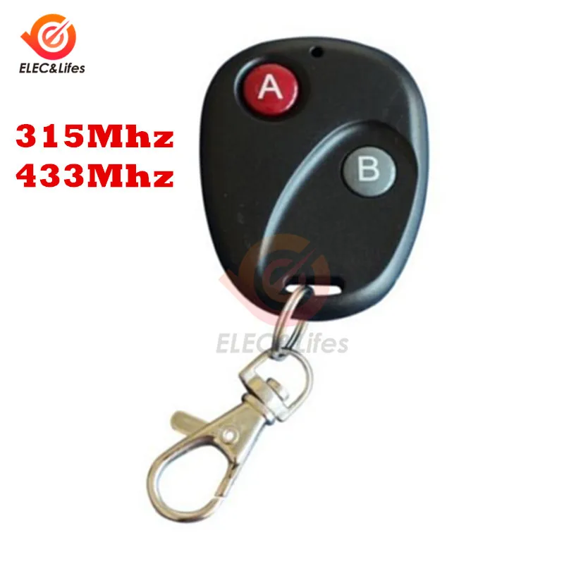 2 Cara 315Mhz 433Mhz RF Control Remote Kunci Gerbang Garasi Pintu Pemancar RF Nirkabel Wifi Remote Control