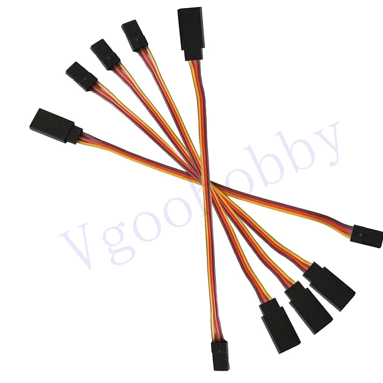 15PCS  150mm Male to Female JR Plug RC Remote Control Servo Extension Lead Wire Cable