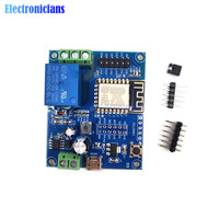 ESP8266 WiFi Single-Channel Relay Module AC DC Power Supply ESP-12F Development Board DC 5-80V 12V Relay Module