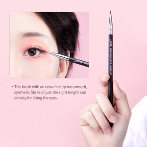 Kuas Eyeliner Presisi Jessup Kuas Riasan Mata Sintetis Premium titik halus dengan panjang dan kepadatan yang tepat untuk lapisan S140 12 kuas jessup penjualan terbaik - №