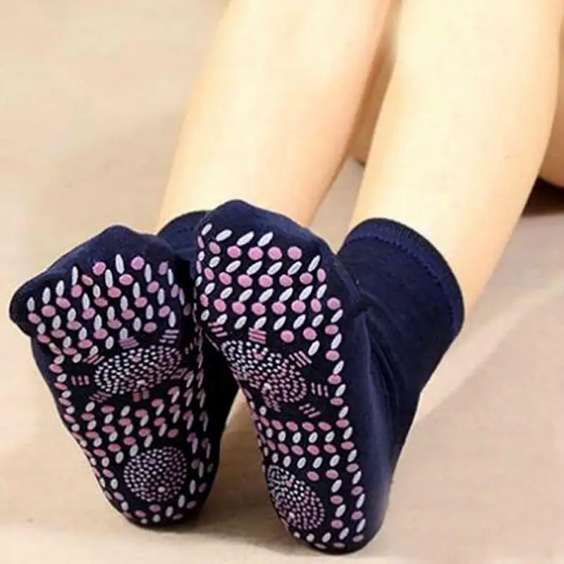 Unisex Self-Heating Health Care Socks Tourmaline Magnetic Therapy Comfortable Breathable Foot Massager Pain Socks Self Heating