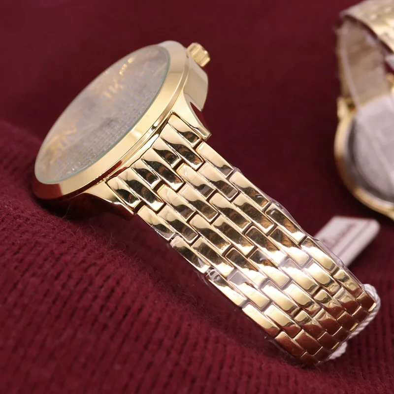 Melissa – montre de luxe pour hommes et femmes, avec Date automatique, élégante, avec strass, grandes heures, horloge en cristal, boîte cadeau d'anniversaire pour filles