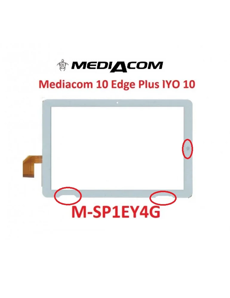 

10.1 inch Touch Screen For MEDIACOM SMARTPAD Y10 M-SP1EY4G Touch Panel Tablet PC Touch Panel Digitizer