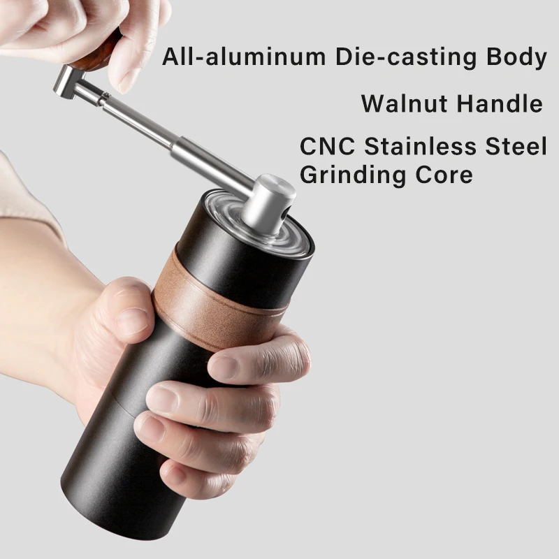 HERO Manual Coffee Grinder Hand Brewed Coffee Espresso Maker Stainless Steel Burr Foldable Handle S03 Coffee Mill Machine