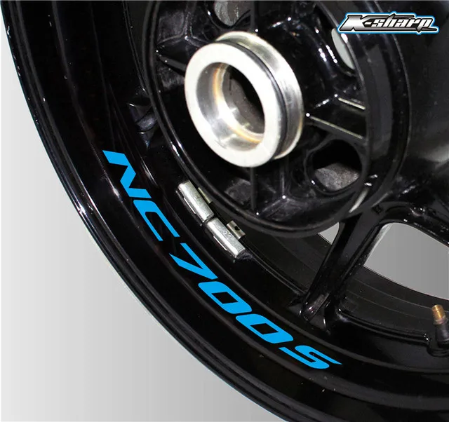 

For HONDA nc700s NC 700S Motorcycle Styling Wheel Hub Tire Reflective Sticker Decorative Waterproof Sticker Decal Accessories