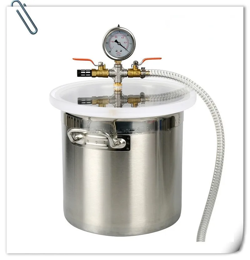 Stainless Steel Vacuum Defoamer Defoamer Resin Glue Defoamer Barrel Thickened Bottom