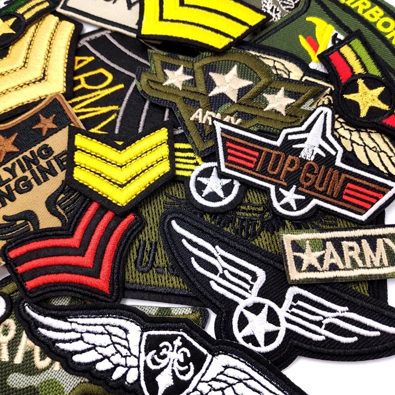 26Pcs/Lot Love Patch Ebroidered Applique Fabric Garment Apparel Accessories Embroidery Badges