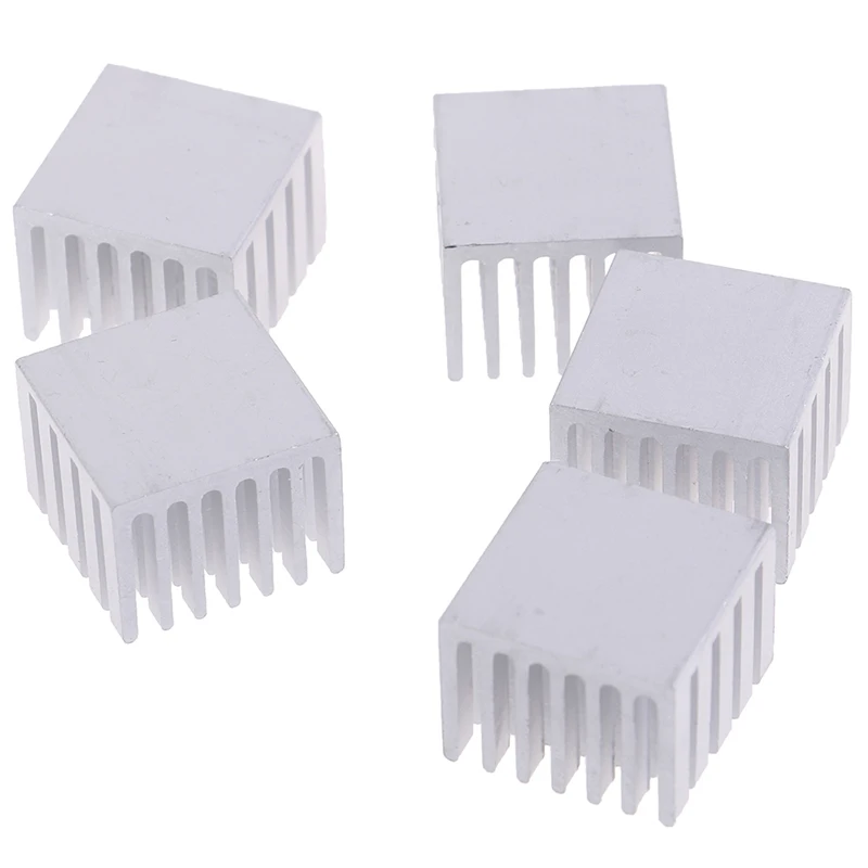 5Pcs 20x20x15/10mm Cooling Accessories DIY Heatsink CPU GPU Chip Aluminum Heatsink