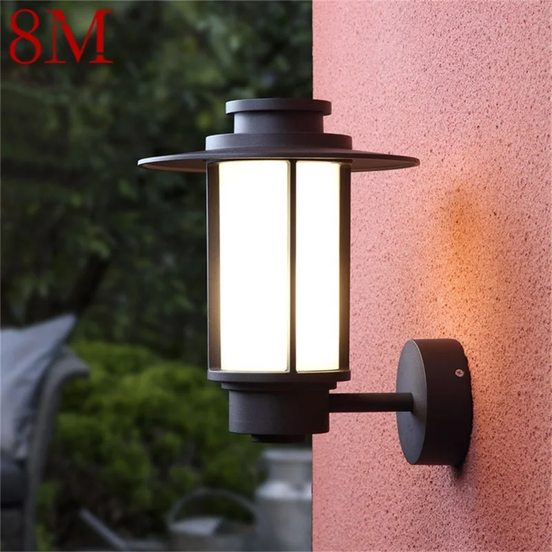 

8M Outdoor Wall Lamps Classical LED Lighting Waterproof IP65 Sconces For Home Porch Villa Decoration