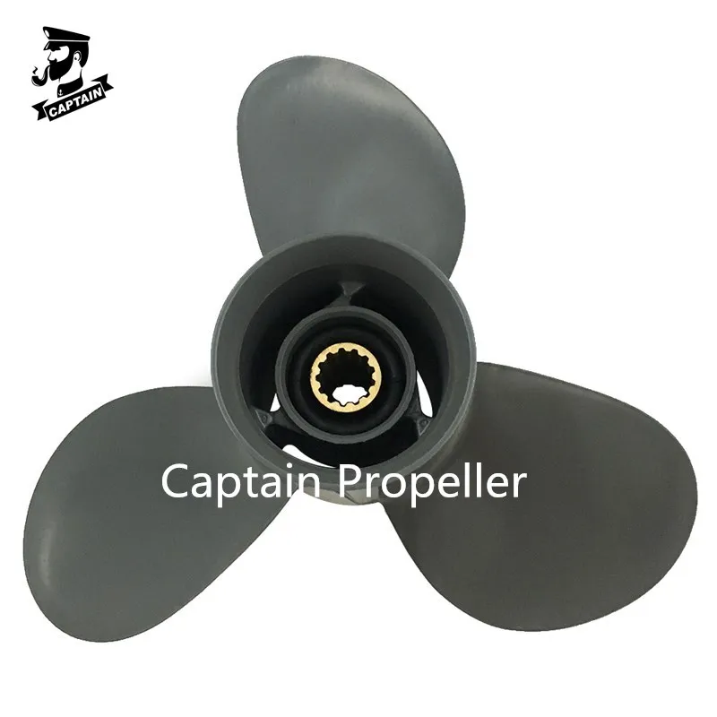 Captain Outboard Propeller 11 1/2X14 Fit Honda Engines BF35 40 50 60HP Aluminum Boat Propeller Marine Part 13 Splines 3 Blades